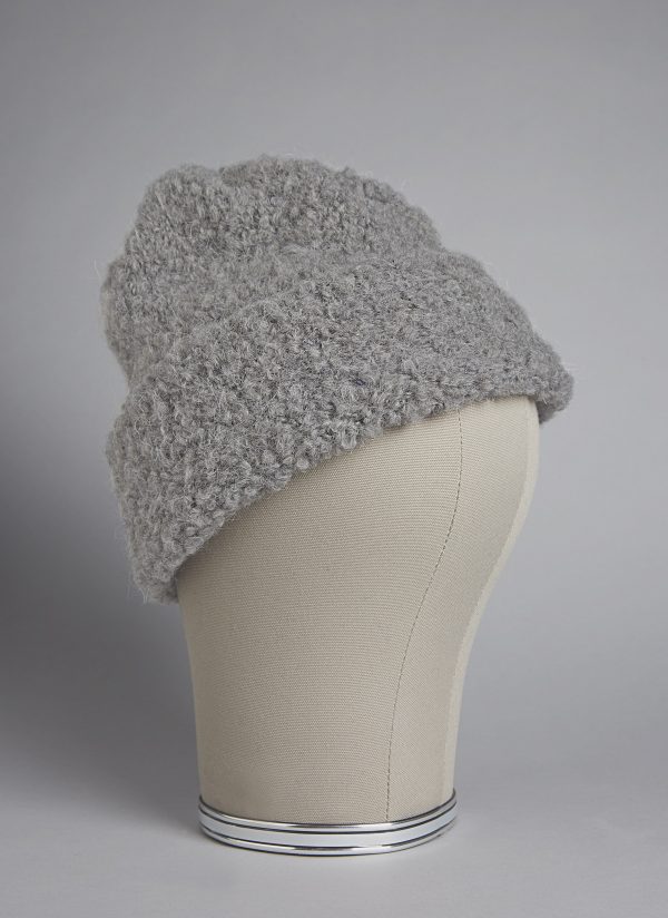 The Animal Cozy Beanie (Hand Loom) In Grey