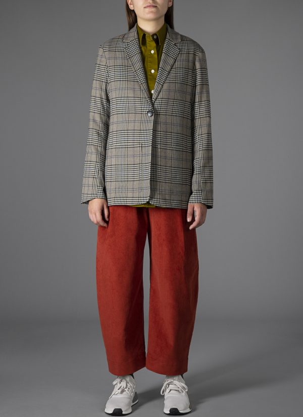 L/S TWO POCKET OVERSIZED SHIRT IN OLIVE - Image 7