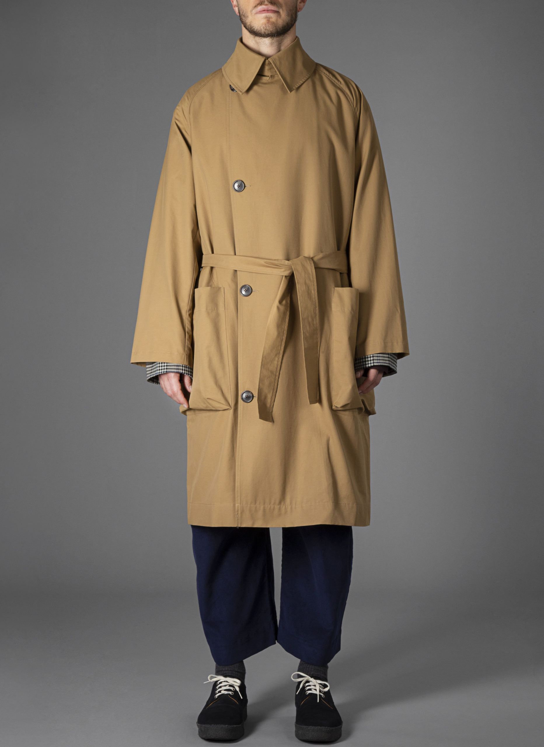 trench coat lapel