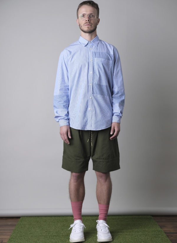 BAGGY CRUISER SHORT IN ARMY GREEN - Image 5