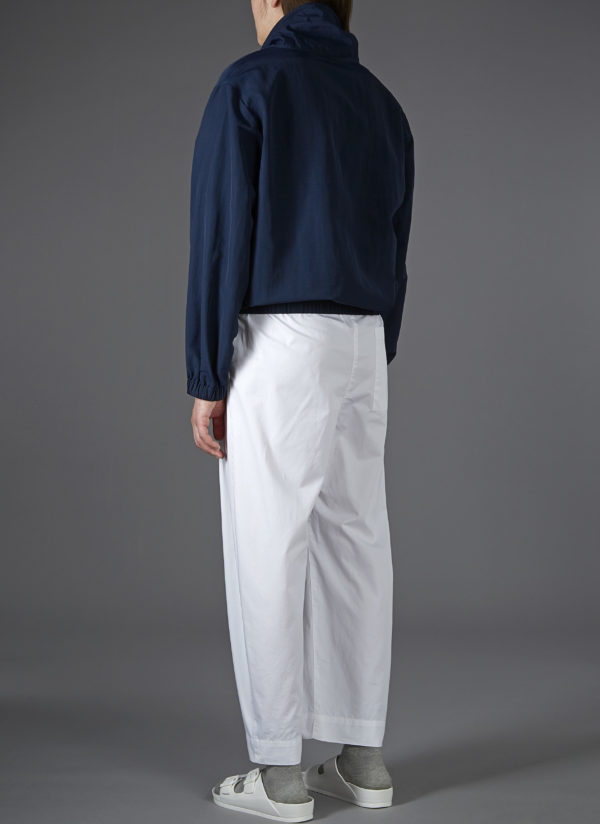 COWL NECK TRACK JACKET IN MIDNIGHT BLUE - Image 5