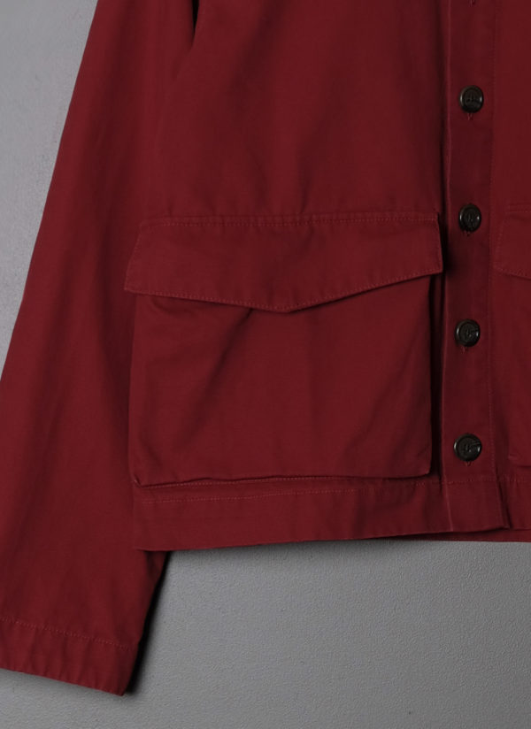 SACK POCKET IVY JACKET IN RED - Image 5