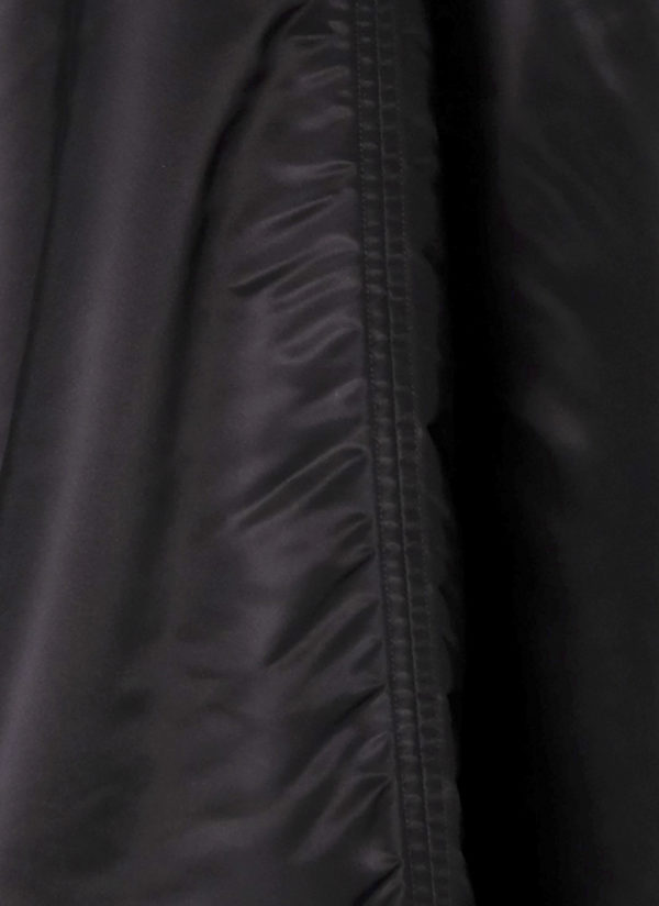 HOODED PONCHO IN BLACK - Image 7