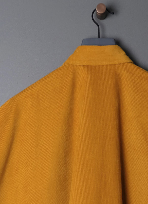 4-POCKET SHIRT PONCHO IN TURMURIC - Image 4