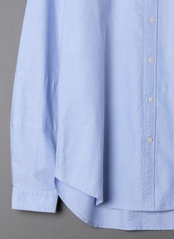 L/S PATCHWORK SHIRT IN BLUE - Image 4