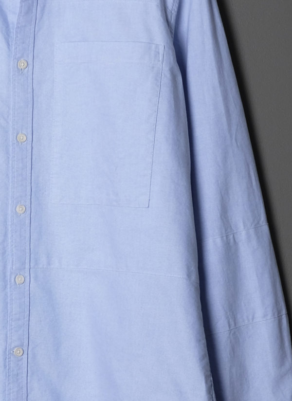 L/S PATCHWORK SHIRT IN BLUE - Image 5