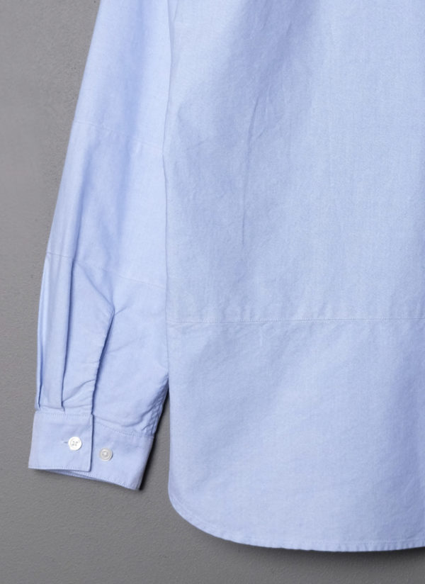 L/S PATCHWORK SHIRT IN BLUE - Image 7