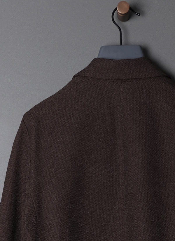 ONE BUTTON SUIT JACKET IN ESPRESSO - Image 5