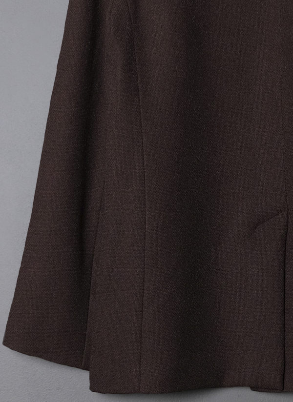 ONE BUTTON SUIT JACKET IN ESPRESSO - Image 6