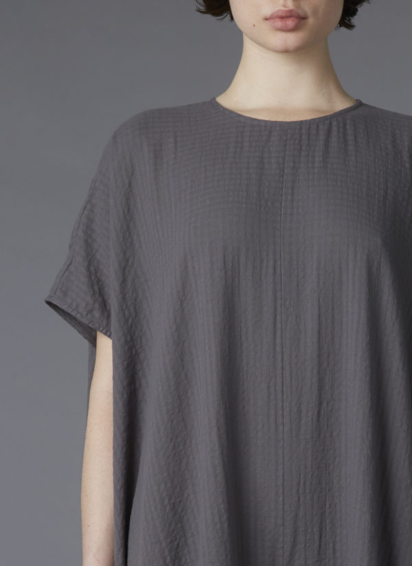 BOX JUMPSUIT IN FLINT GAUZE CHECK - Image 3