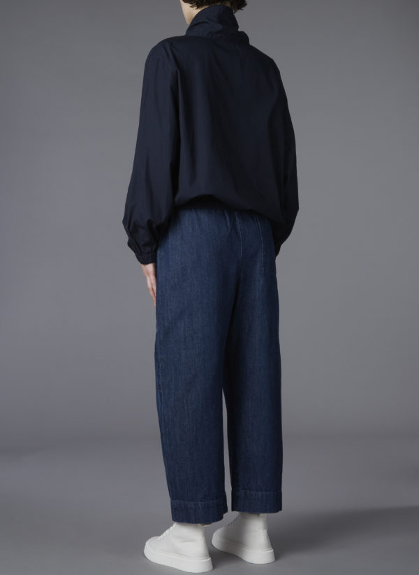 COWL NECK POCKET JUMPER IN MIDNIGHT BLUE - Image 5