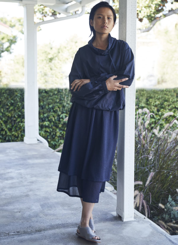 COWL NECK POCKET JUMPER IN MIDNIGHT BLUE - Image 11