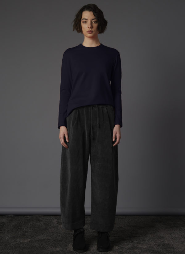 OVATE BAGGY PANT IN CHARCOAL