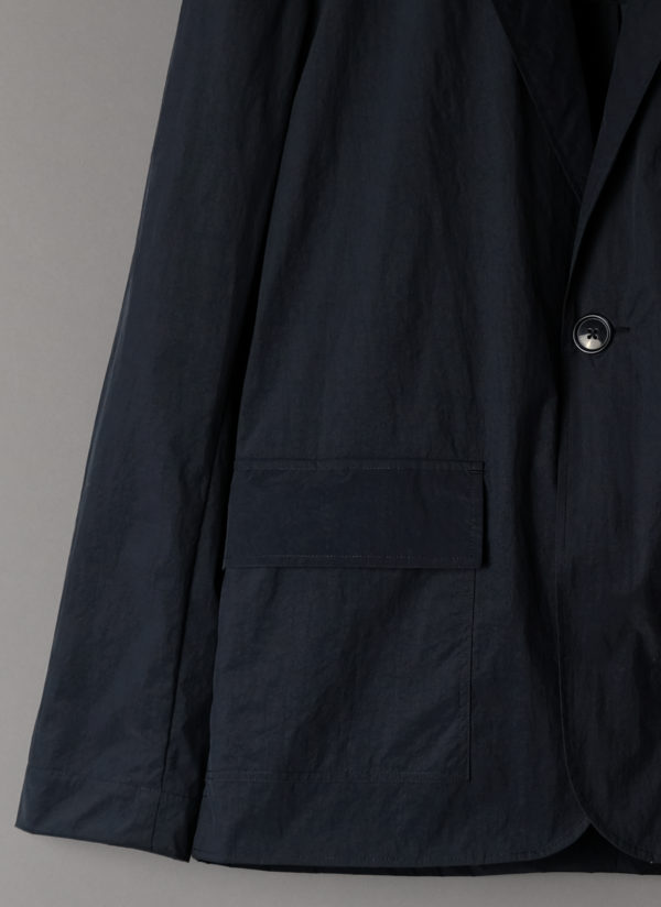 SOFT SACK JACKET IN MIDNIGHT BLUE PARACHUTE NYLON - Image 5