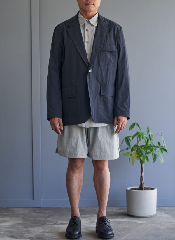 SOFT SACK JACKET IN MIDNIGHT BLUE PARACHUTE NYLON - Image 7