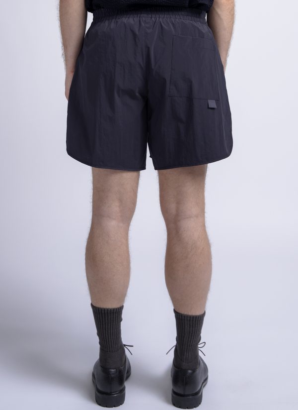 TRACK SHORT IN MIDNIGHT BLUE PARACHUTE NYLON - Image 7