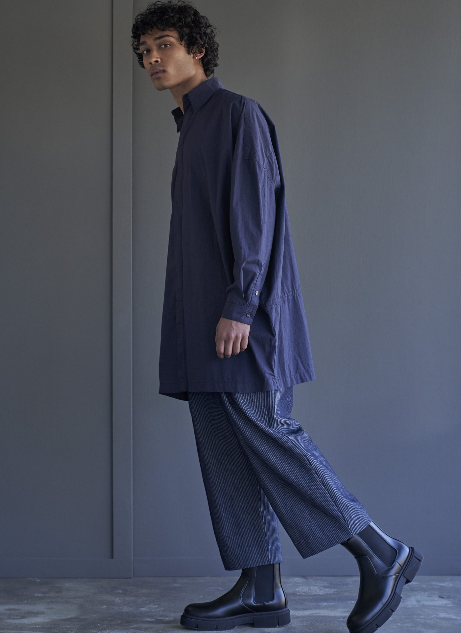 PAINTER SHIRT IN MIDNIGHT BLUE - GREI New York