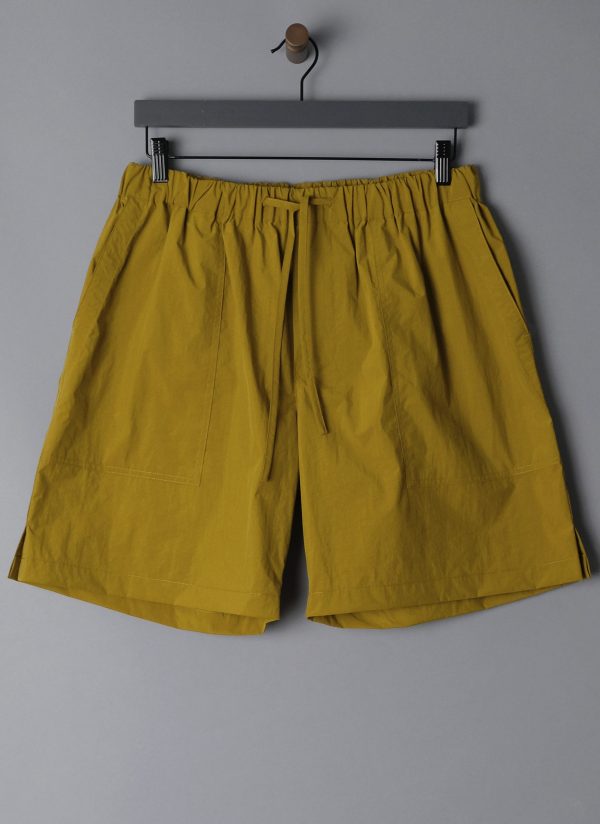 BAGGY CAMP SHORT IN BRIGHT OLIVE PARACHUTE NYLON - Image 8