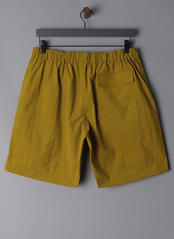BAGGY CAMP SHORT IN BRIGHT OLIVE PARACHUTE NYLON - Image 9