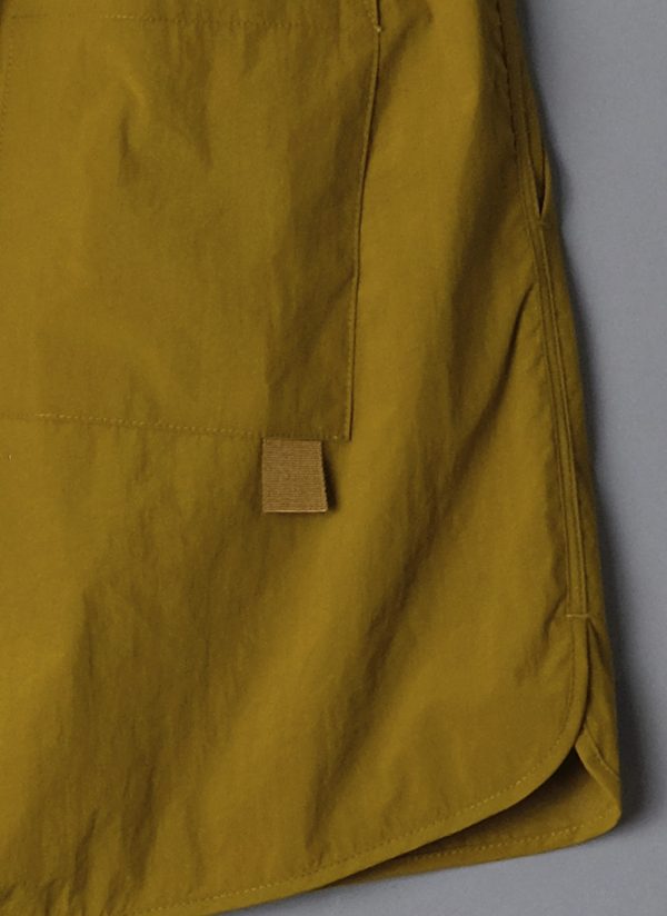 TRACK SHORT IN BRIGHT OLIVE PARACHUTE NYLON - Image 14