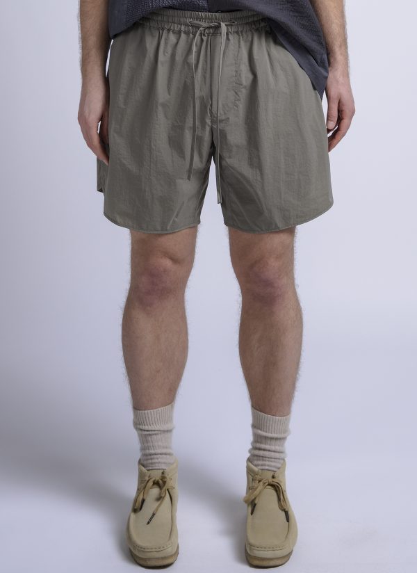 TRACK SHORT IN SMOKY ASH PARACHUTE NYLON - Image 10