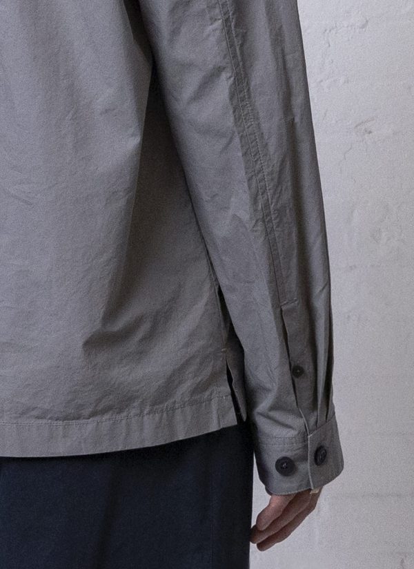 L/S CAMP SHIRT IN MINERAL WASHED POPLIN - Image 6