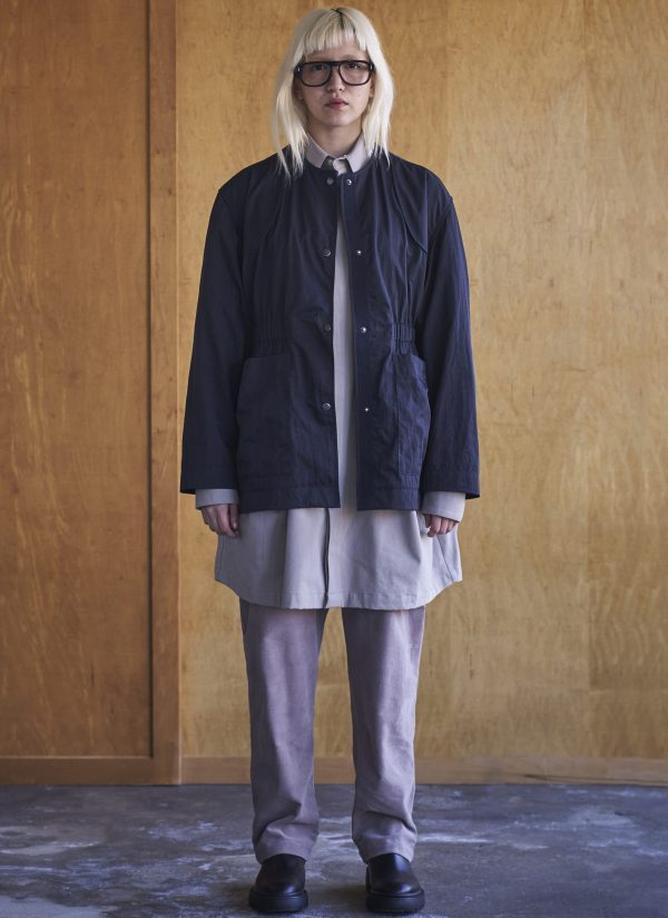 DEPARTURE JACKET IN MIDNIGHT BLUE NYLON TWILL - Image 4
