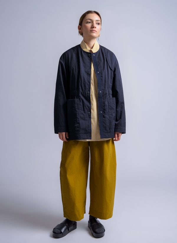 DEPARTURE JACKET IN MIDNIGHT BLUE NYLON TWILL