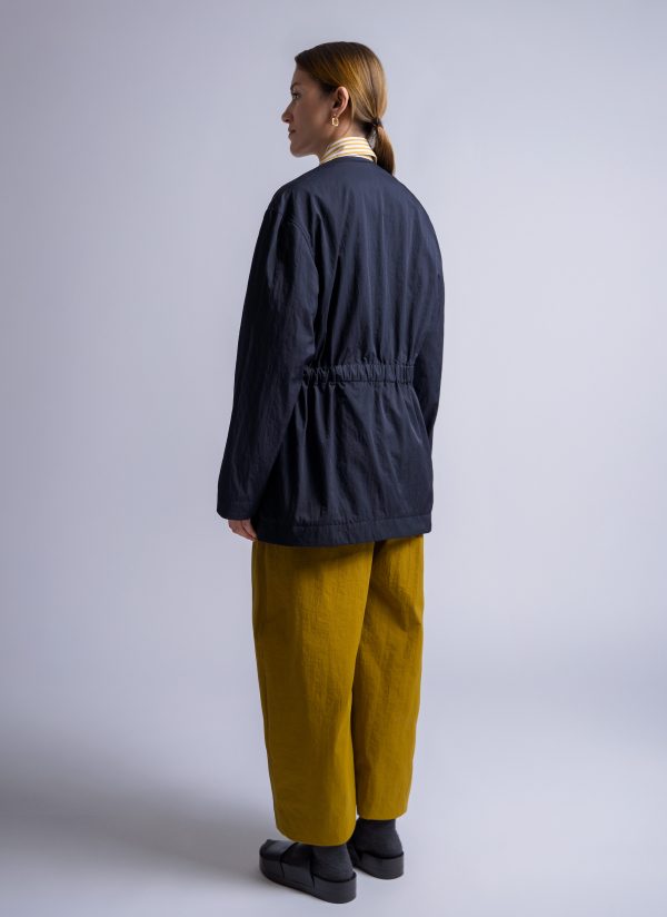 DEPARTURE JACKET IN MIDNIGHT BLUE NYLON TWILL - Image 3
