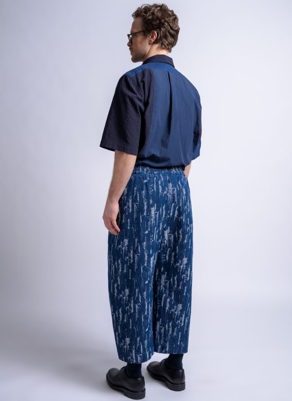 OVATE BAGGY PANT IN MIDNIGHT BLUE DENIM CAMO - Image 5