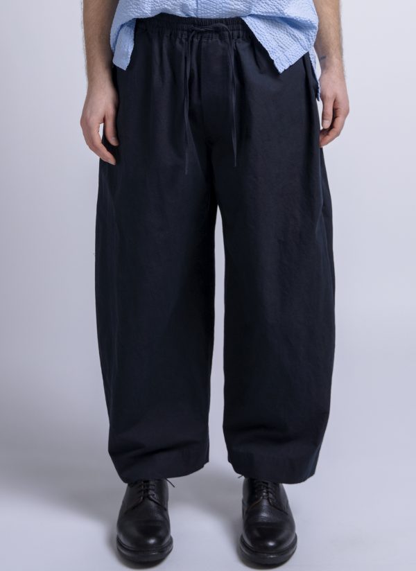 EAST PANT IN MIDNIGHT BLUE MICRO SLUB - Image 6