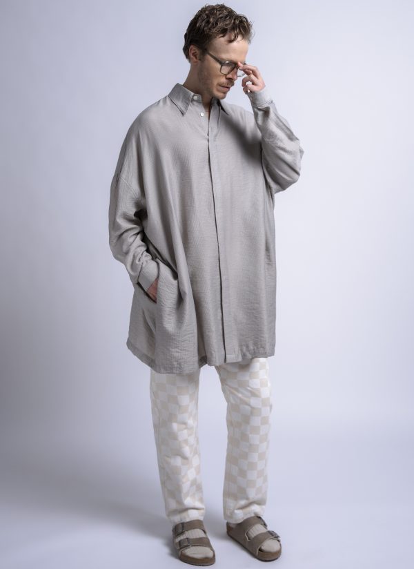 PAINTER SHIRT IN FOG STRIPED DOBBY - Image 4