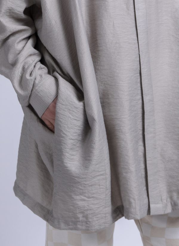 PAINTER SHIRT IN FOG STRIPED DOBBY - Image 5