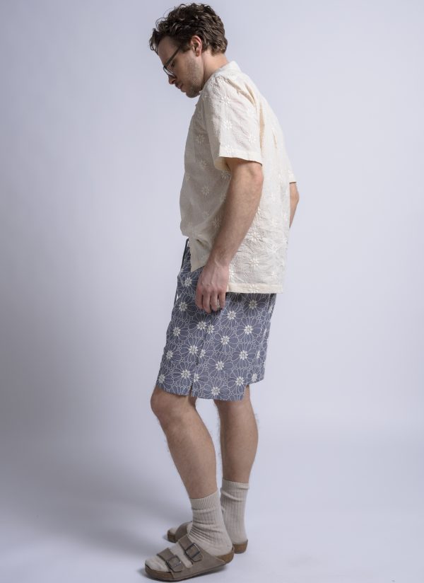 S/S PTO SHIRT IN NATURAL FLOWER DECO - Image 4
