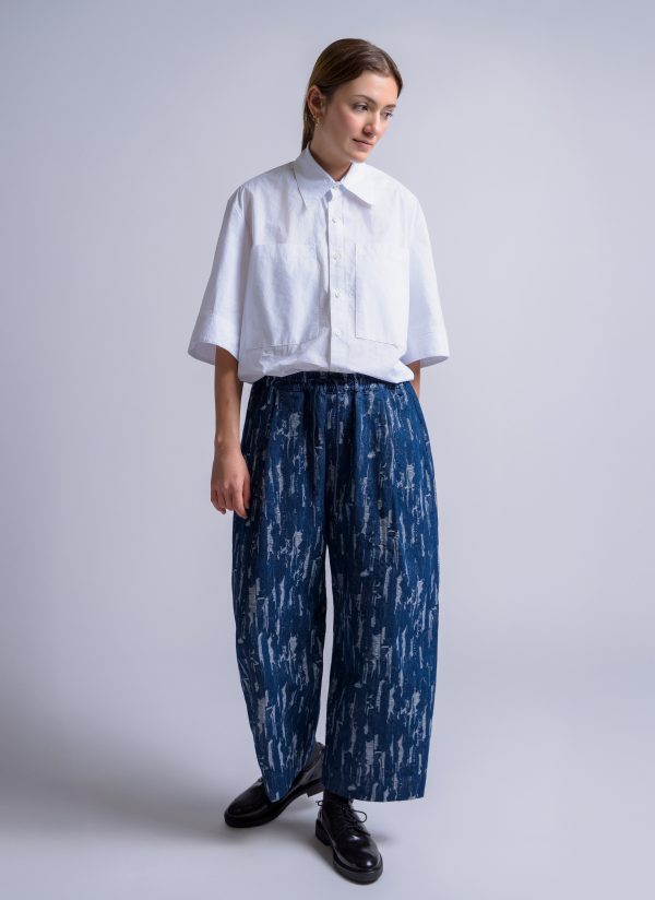 OVATE BAGGY PANT IN MIDNIGHT BLUE DENIM CAMO - Image 8