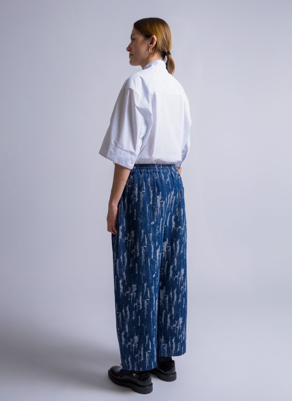 OVATE BAGGY PANT IN MIDNIGHT BLUE DENIM CAMO - Image 4