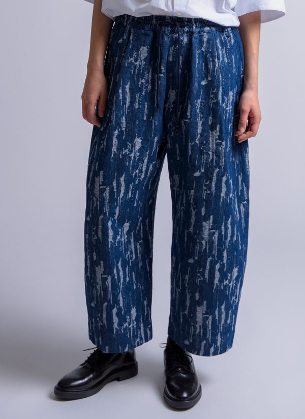 OVATE BAGGY PANT IN MIDNIGHT BLUE DENIM CAMO - Image 2
