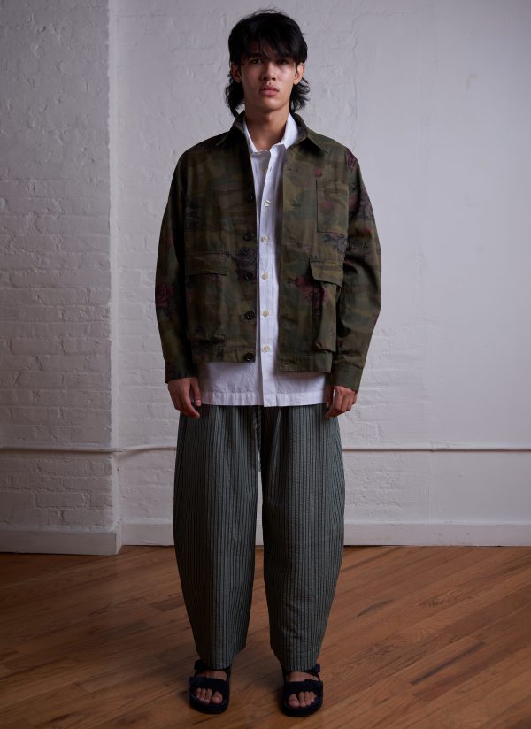 PHOTOGRAPHER JACKET IN ARMY GREEN GARDEN CAMO - Image 6