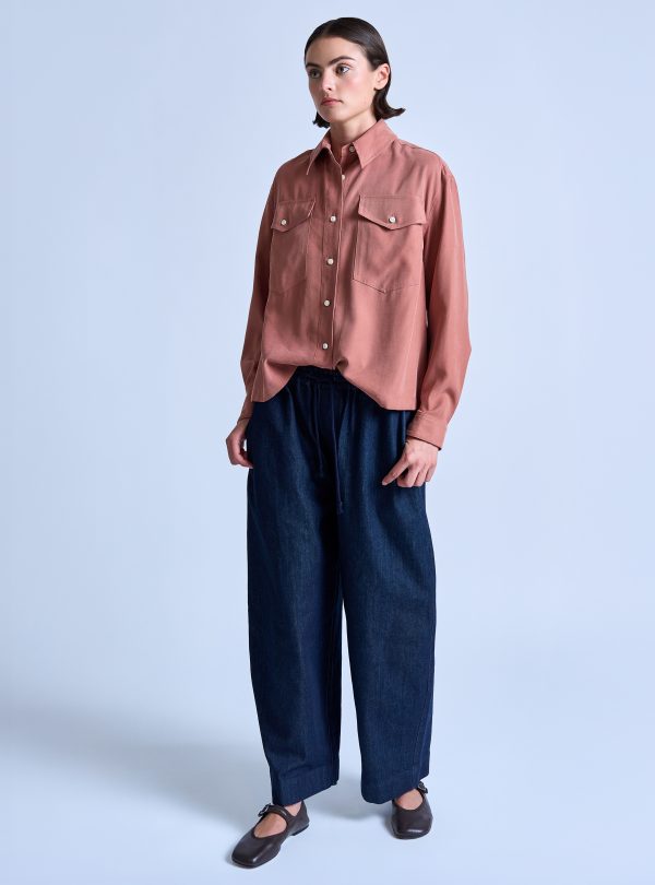 EAST PANT IN MIDNIGHT BLUE WASHED DENIM - Image 5
