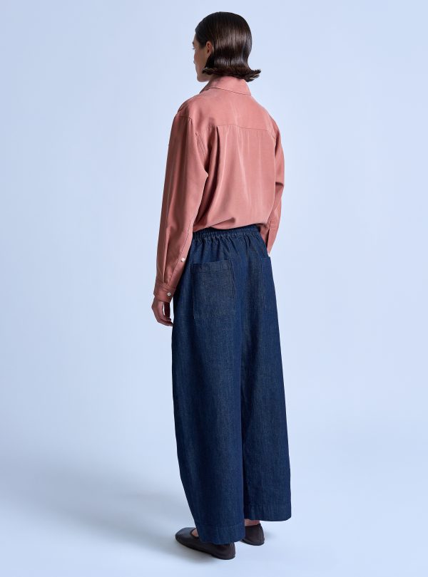 EAST PANT IN MIDNIGHT BLUE WASHED DENIM - Image 8