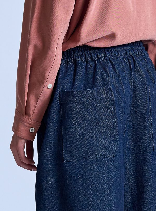EAST PANT IN MIDNIGHT BLUE WASHED DENIM - Image 9